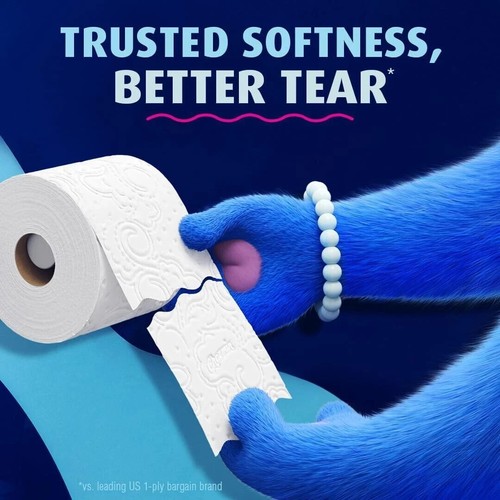 Charmin Ultra Soft Toilet Paper 6 Mega Rolls, 224 Sheets Per Roll, 1.5 pounds - Picture 3 of 3