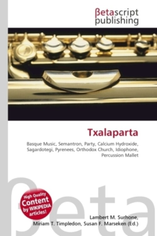 Lambert M. Surhone (u. A.) | Txalaparta | Taschenbuch | Englisch