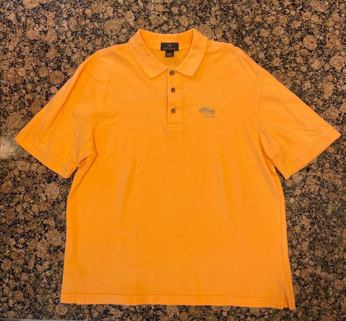 Torrey Pines Logo Golf Polo Shirt - Light Orange - Large - Men's