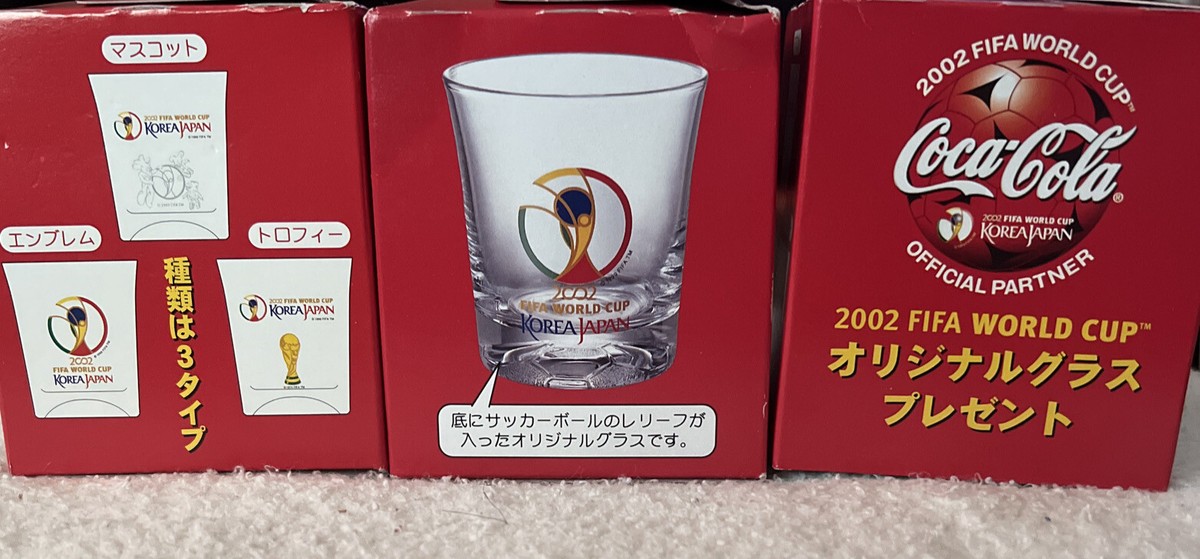 カ*ク様 コカ・コーラ 2002 FIFA World Cup 5本セット Vintage Coca Cola 2002 Fifa World Cup Korea/Japan Glass