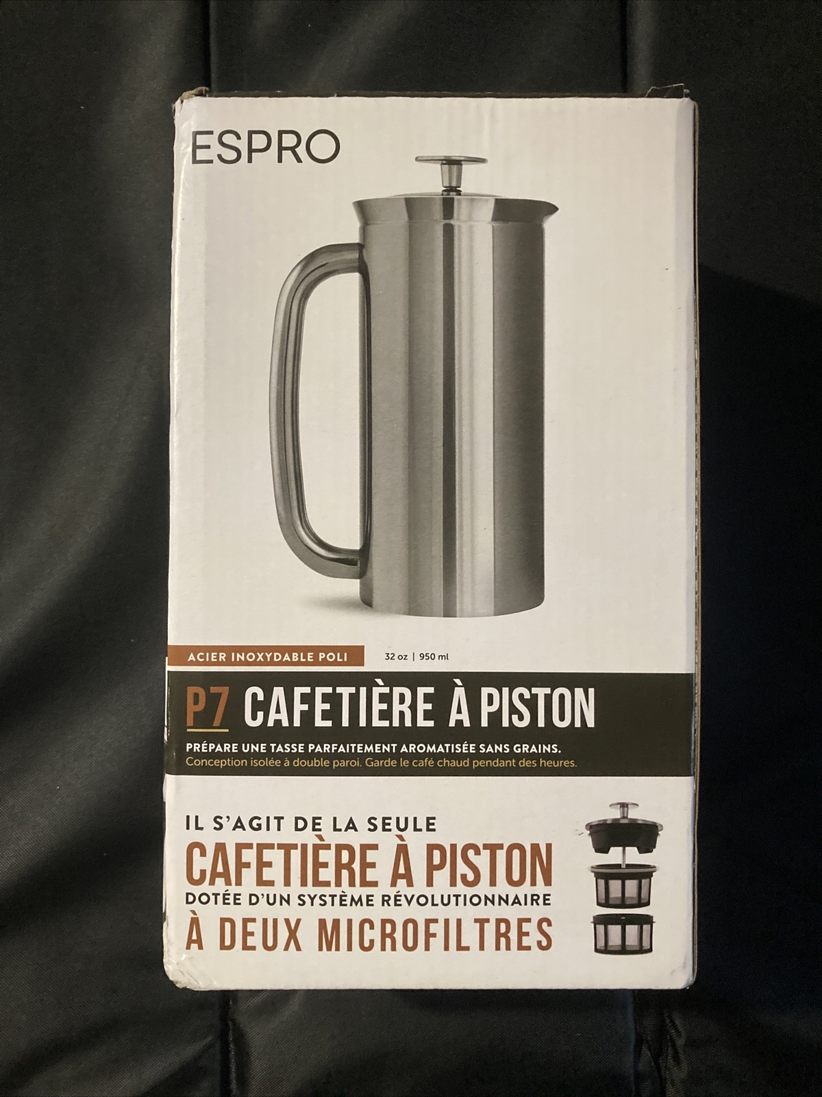 ESPRO Press P7 French Press Polished Stainless Steel for sale online