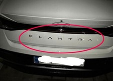 Rear Trunk Black Elantra Emblem Fit 2024 2025 2026 Hyundai Elantra Sedan
