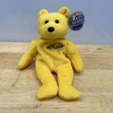 Kobe Bryant Beanie Bear Los Angeles Lakers 8 23 Karat Gold  n Bear Black Mamba