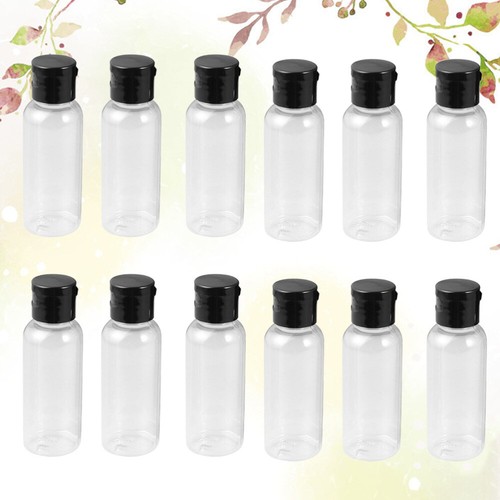 12Pcs Emulsion Bottle Liquid Subpackaging Bottle Black and ) Bottle - Picture 4 of 11