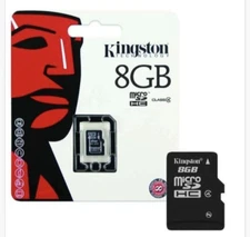 Kingston Micro SD SDCS 8 16 32 64 128GB 100MB/S Memory Card Class 10