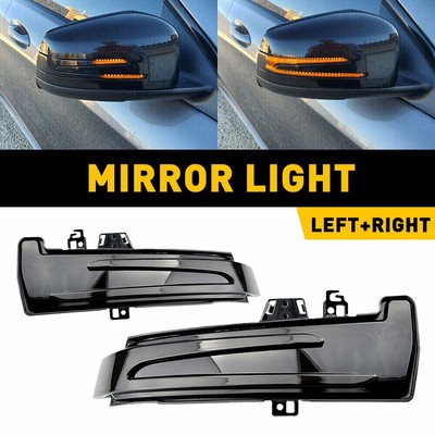 For Mercedes Benz A B E C CLS CLA GLA GLK Class Dynamic LED Side Mirror Light EC