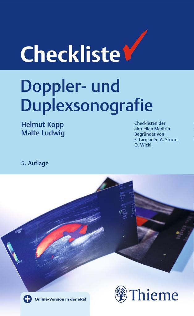 Thumbnail - Checkliste Doppler- Und Duplexsonografie | Helmut Kopp, Malte Ludwig |