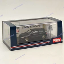 1/64 Hobby Japan EG6 Sir-S With Engine Granada Black HJ641017SBK Diecast Models