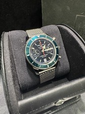 Breitling Superocean Chrono 44, A2337036, 44mm, Mesh Bracelet, Full Set.