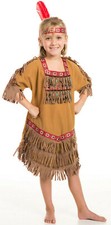 Native American Pocahontas Costume for Girls - Indian Costume - Headband inclded
