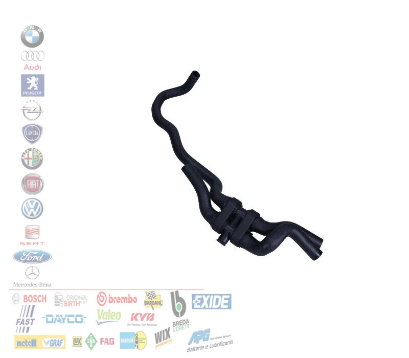 MANICOTTO FLESSIBILE TUBO ARIA RISCALDAMENTO FIAT IDEA LANCIA YPSILON 02-1713 - Immagine 2 di 4