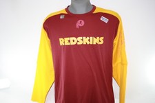 Mens Washington Redskins NFL Football Team Apparel Shirt w/ Removable Sleeves