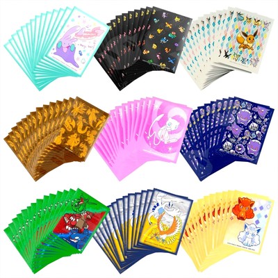 65X Pokemon Kartenhüllen Ultra Pro Eevee Mew Deck Protector 151 Center TCG