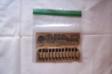 Antique Clinton Super-Nickel-Plate Safety Pins Pat Jan 4, 1881 Jan 14, 1896
