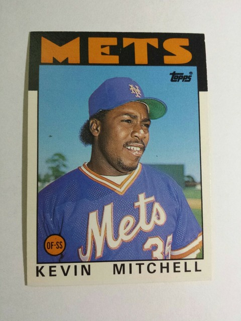 KEVIN MITCHELL RC ROOKIE CARD 1986 TOPPS TRADED BASEBALL CARD 74T