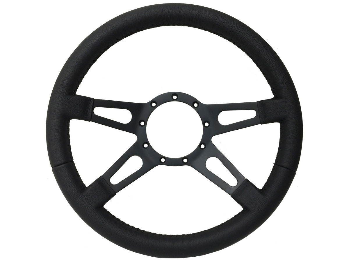 1985-88 Chevy Monte Carlo SS Black Leather Wrapped Steering Wheel