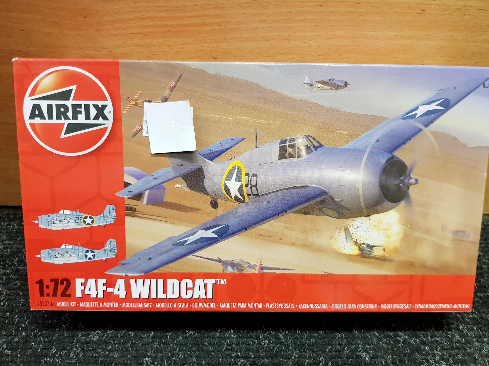 A02070A Airfix 1:72 Scale Grumman F4F-4 Wildcat