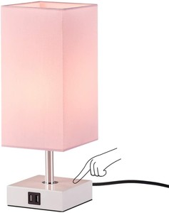pink touch bedside lamp