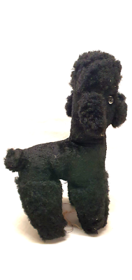 Caniche à Roulettes Vintage - Jouet Peluche - Années 50/60 - France