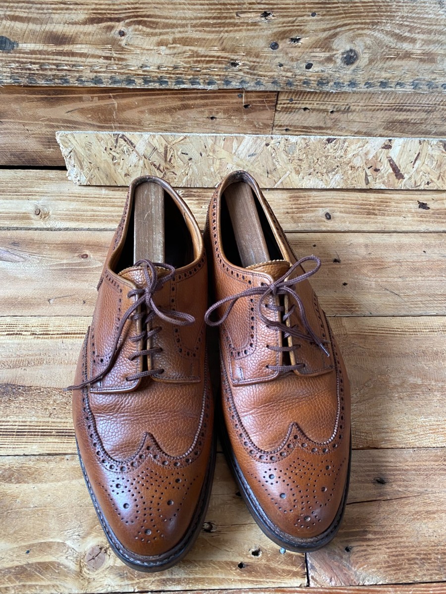 靴 Crockett&Jones / PEMBROKE2 / UK7.5E Crockett & Jones PEMBROKE Oxford Brown Leather shoes SZ 9G