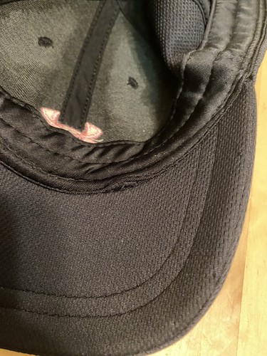 Underarmour Black Breast Cancer Awareness Adjustable Hat 100% Polyester - Picture 9 of 10