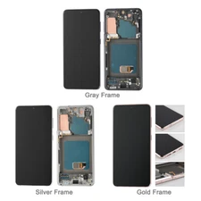 OEM OLED LCD Display Touch Screen Parts±Frame For Samsung Galaxy S21 G990 G991