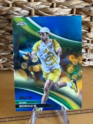 0997 2025 TOPPS CHROME TENNIS BLUE REFRACTOR /150 NUNO BORGES