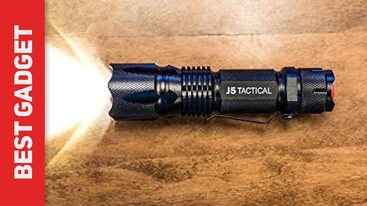 NEW J5 TACTICAL LED Flashlight Clip Mini Light  Pocket EXTRA BRIGHT (1) AA Batt*