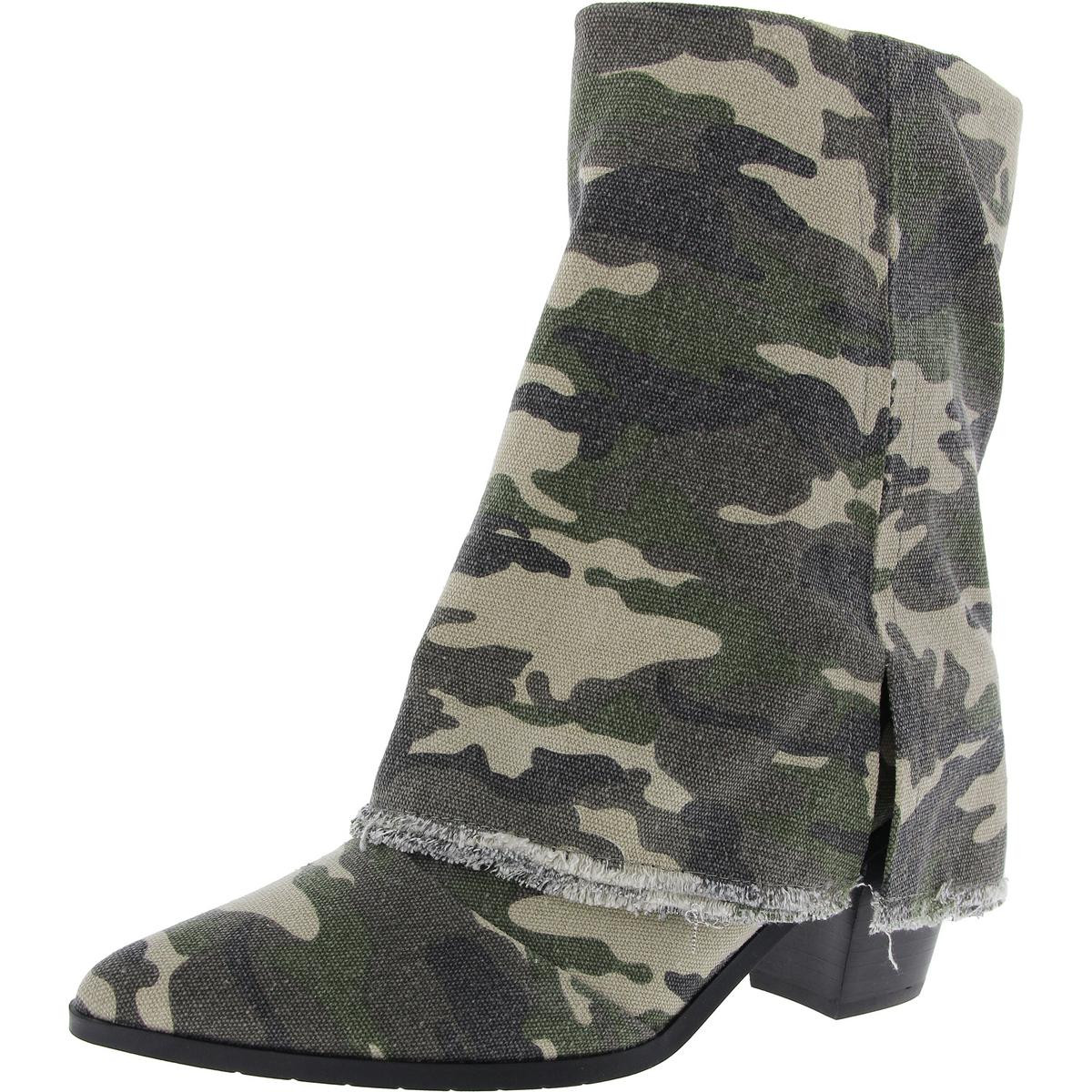 Женские джинсовые ботинки Masseys Miranda из джинсовой ткани с острым носком до середины икры BHFO 0391