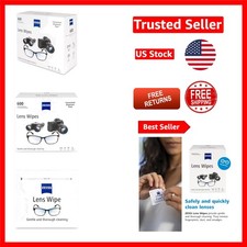 Ultra-Soft Pre-Moistened Lens Wipes, 600 Count - Safe for All Optical Surfaces