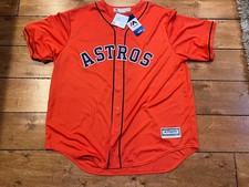 New Houston Astros George Springer Jersey Mens 2XL Orange MLB Majestic Cool Base
