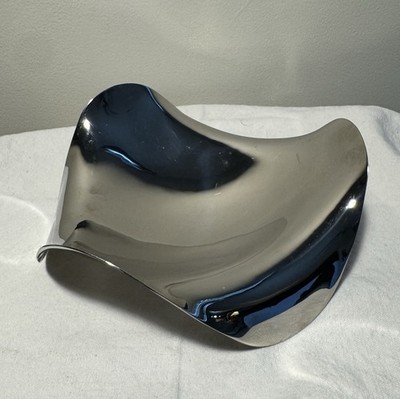 Georg Jensen Cobra Small Bowl Mirror Polished Stainless Steel Denmark