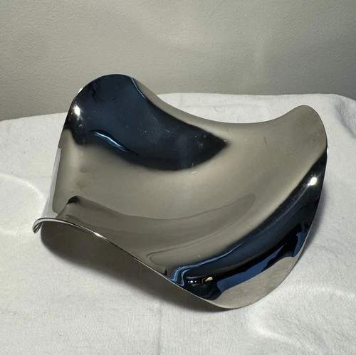 Georg Jensen Cobra Small Bowl Mirror Polished Stainless Steel Denmark