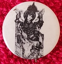 VINTAGE EARLY MAGIC WIZARD ? CELLULOID PIN FRANK DE CARO NY. PINBACK BUTTON
