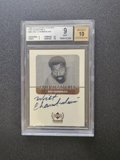 1999 UD Century Legends Wilt Chamberlain Epic Signatures BGS Mint 9 10 Auto