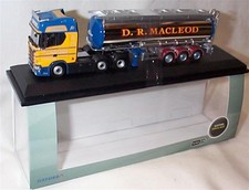 Oxford haulage Scania S Series Cylindrical Tanker D R Macleod lorry 1:76 scale