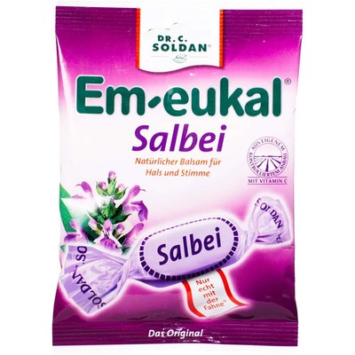 EM-EUKAL Bonbons Salbei zuckerhaltig 75 g PZN 03166913