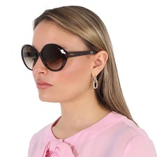 Salvatore Ferragamo Grey gradient Oval Ladies Sunglasses SF1067S 210 57