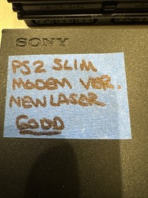 Sony PlayStation 2 Slim Console PS2 SCPH-70012 *NEW LASER* Works Great! Modem!