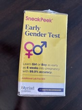 Myriad Sneak Peek Early Gender Test 99 Accurate Learn gender At 6 Weeks NEW