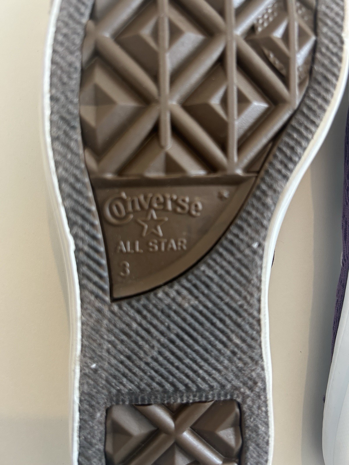 NEW Converse All Star Purple Lace Detail Slip on Sneakers  Girls Size 3  thumbnail 9