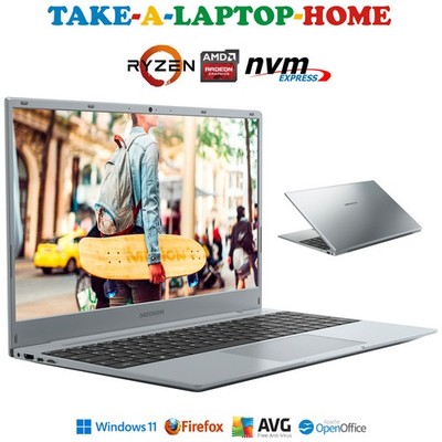 Medion Gaming Ryzen Laptop Octa-Core x8 4,1GHz 15,6'' FHD AMD Radeon Grafik