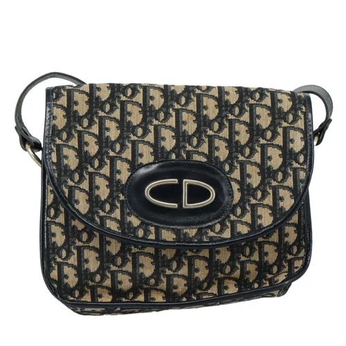 Sac bandoulière Dior Trotter en toile marine authentique