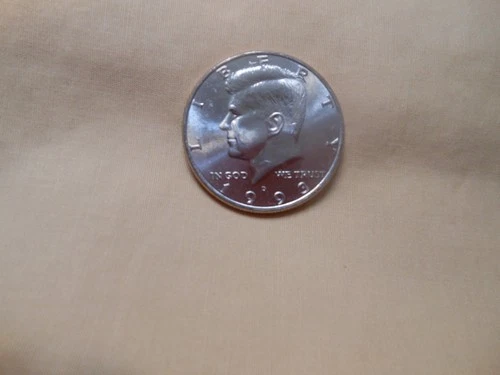 1993 D Kennedy Half Dollar F/ A BU Bank Roll of Kennedy Half Dollars. Nice Coin!