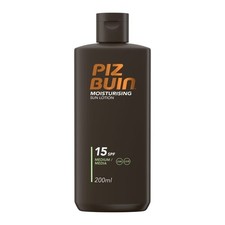 Image of Piz Buin Moisturising Sun Lotion 200ml SPF15 &  SPF30