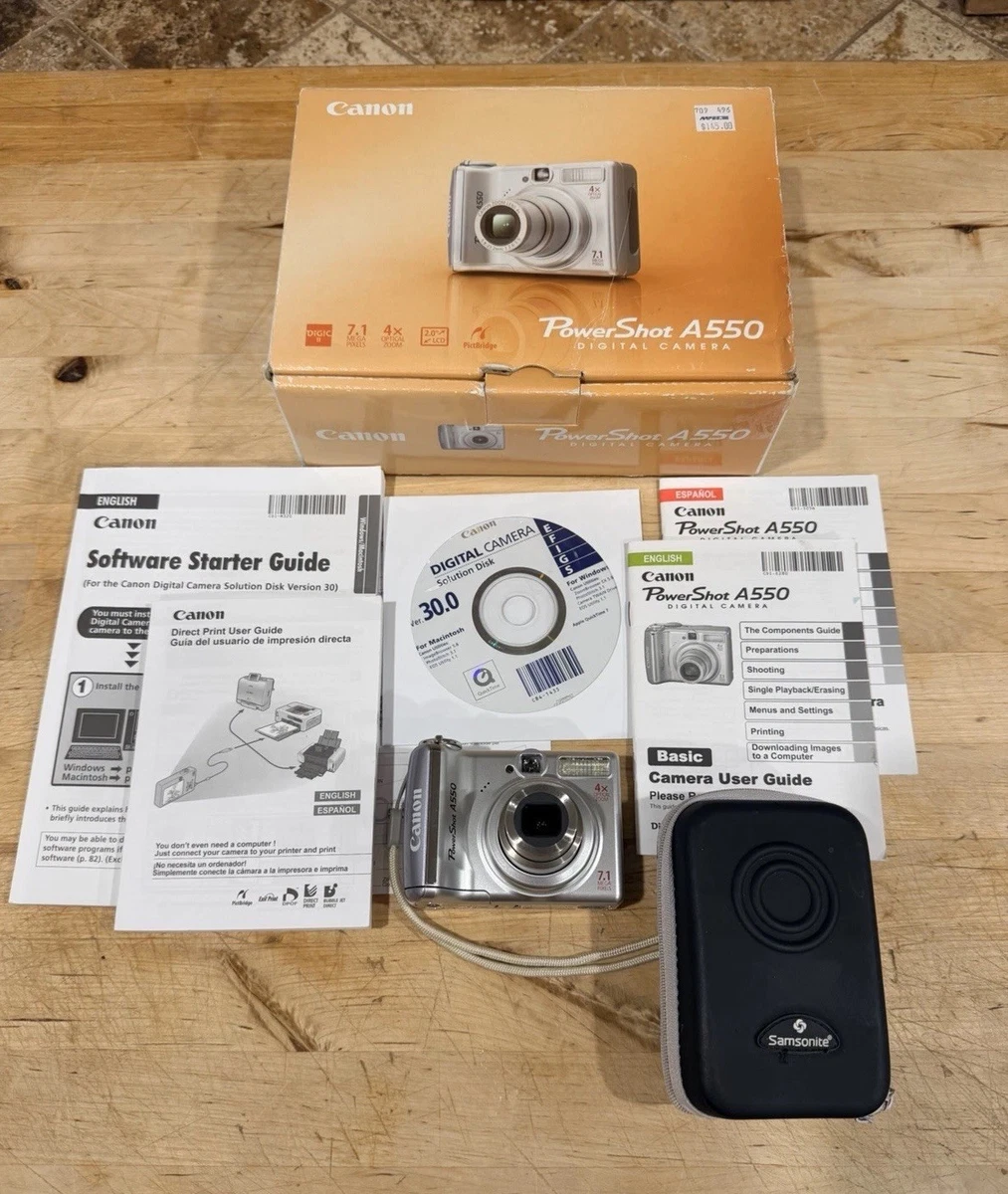 Canon PowerShot Canon Powershot A550 Digital Cameras for Sale