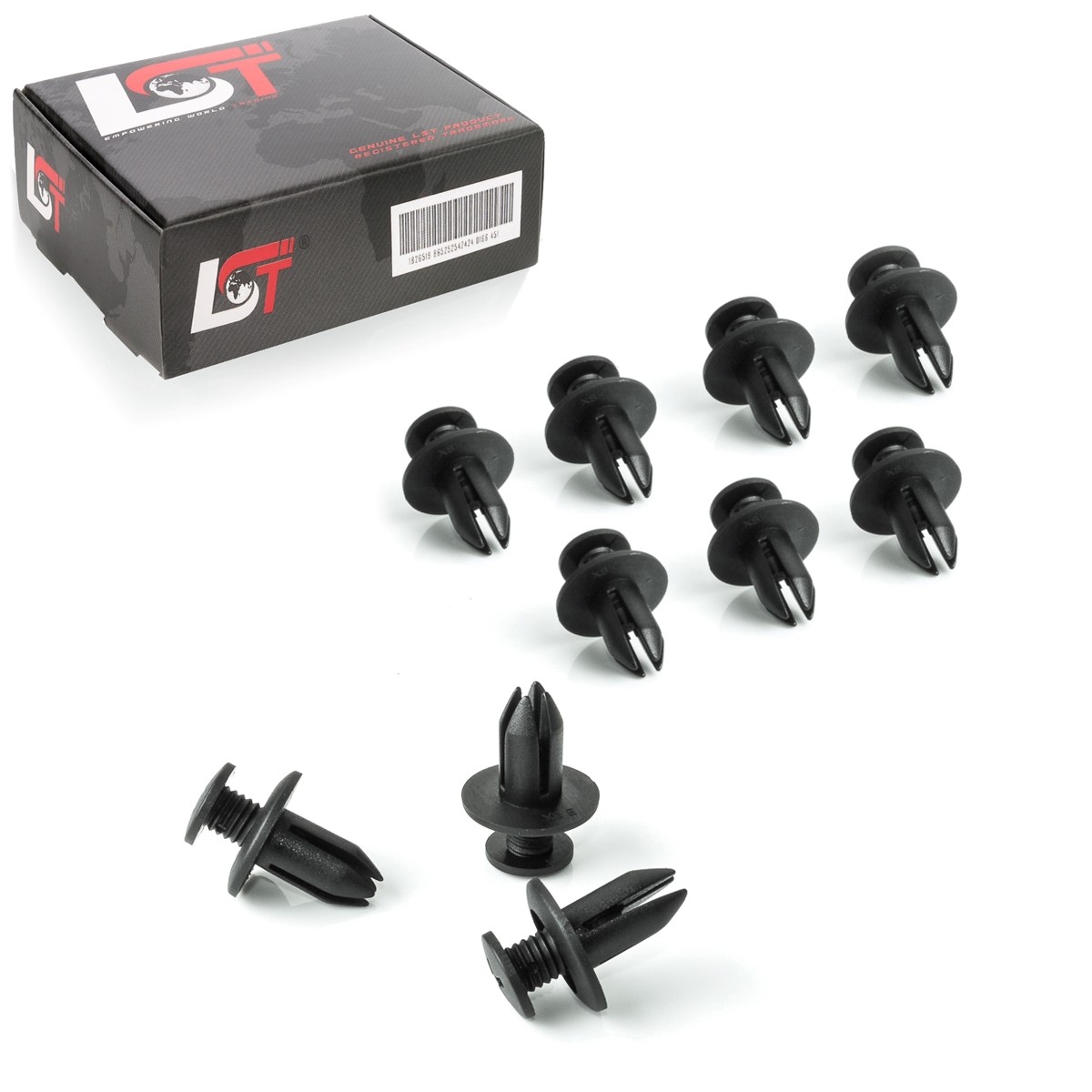 10X Hood Fastening Clips Expansion Rivets For GEO Storm