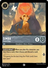 Simba - Future King - 188/204 - Common NM Lorcana The First Chapter