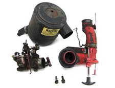 Wisconsin Engine Zenith Carburetor L63 Vtg Intake Manifold Throttle Air Cleaner