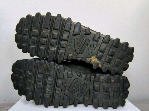 Salomon Contagrip CX Clogs Mens 10.5 Black Mule Slip On Suede Snow Shoes Vintage - Picture 4 of 19